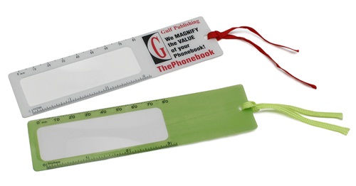 Bookmarker with Magnifier & Ruler